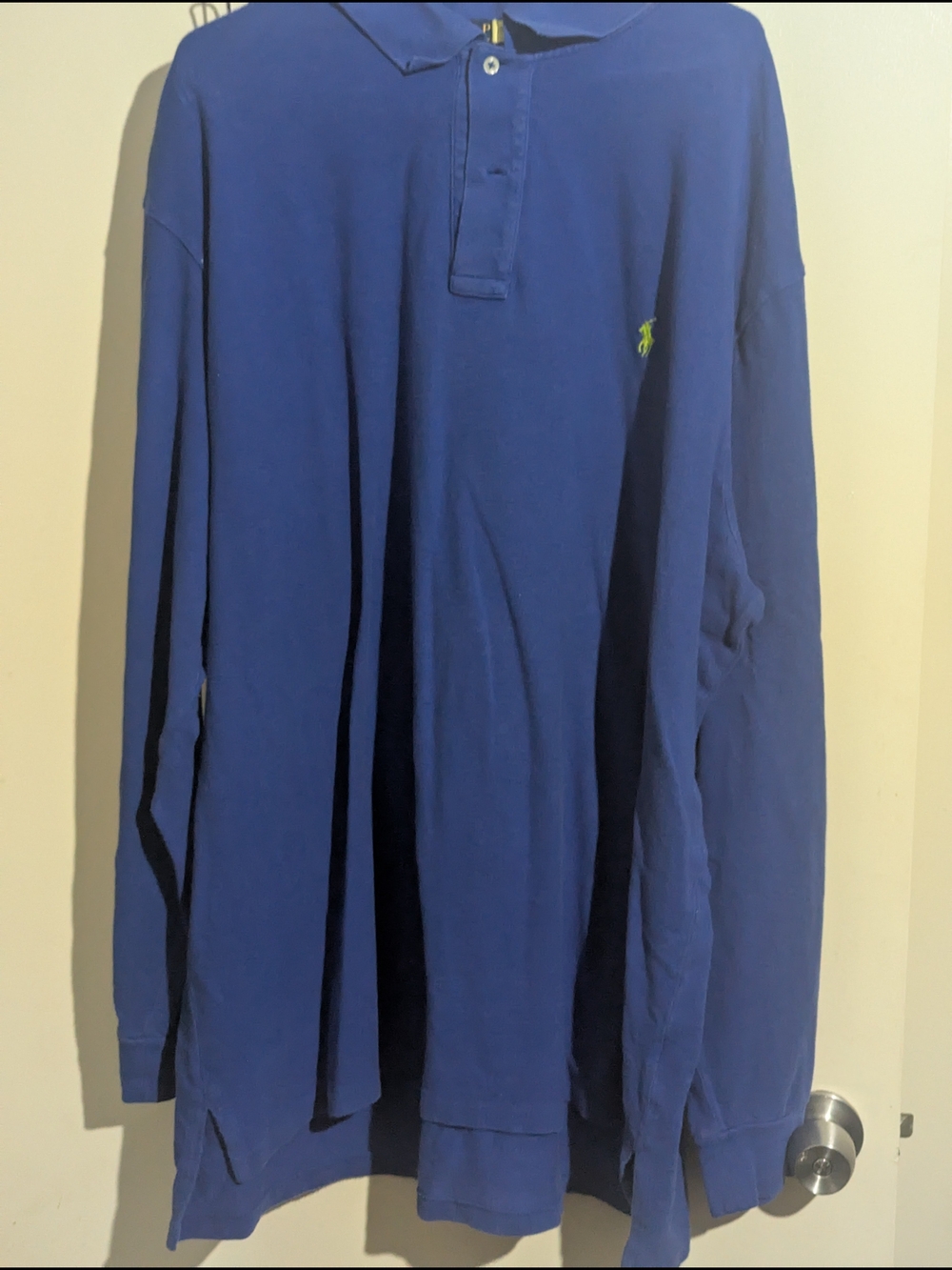 Polo by Ralph Lauren Men’s Long Sleeve Polo Shirt - Navy